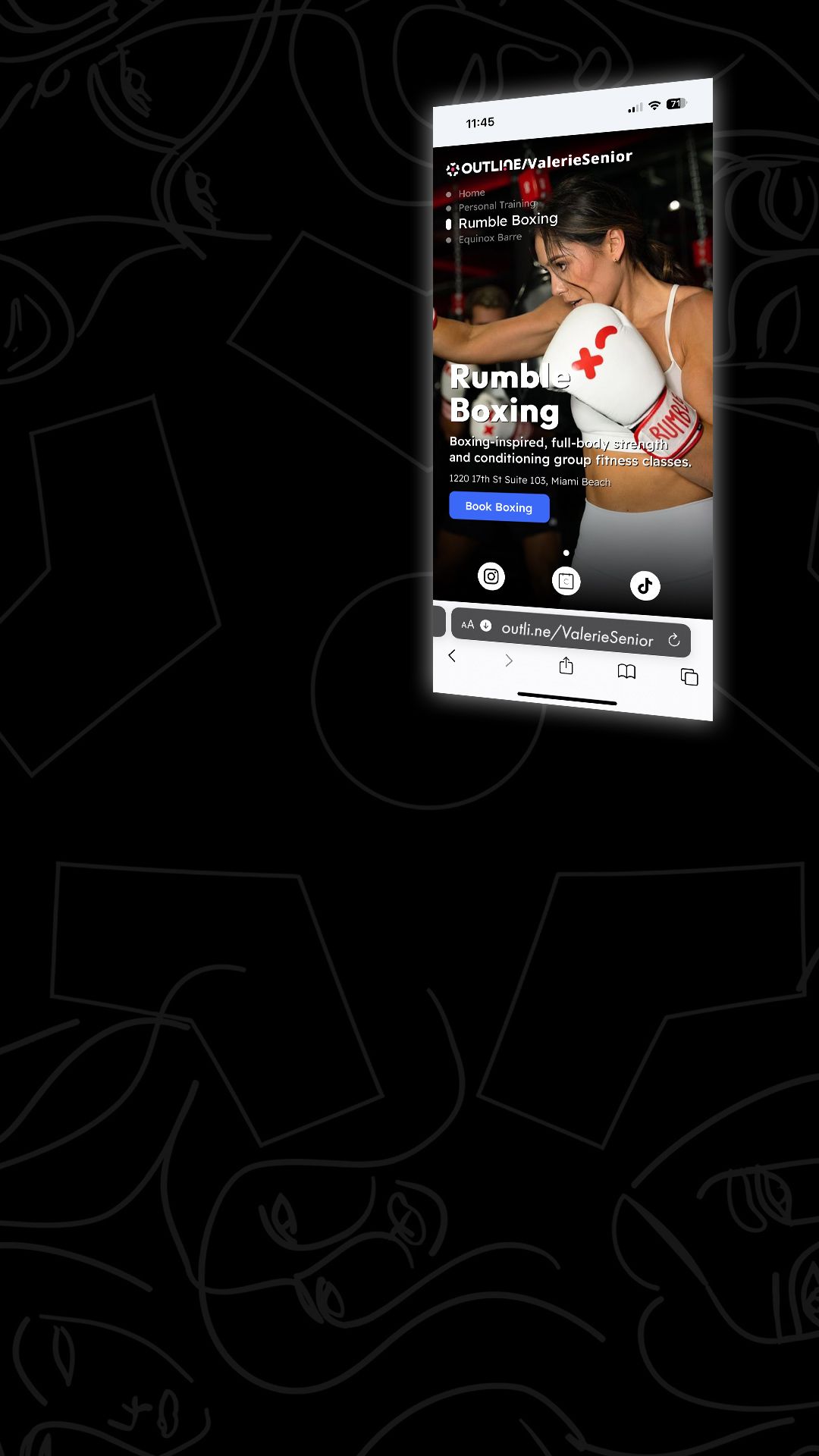 outline online profile